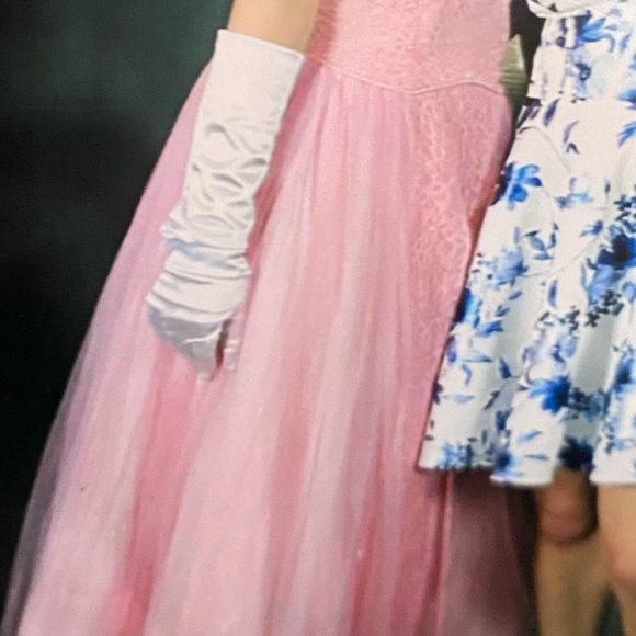 VINTAGE Pink Prom Dress - Picture 4 of 5
